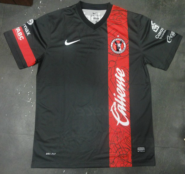 13-14 Club Tijuana Away Black Jersey Kit(Shirt+Short) - Click Image to Close